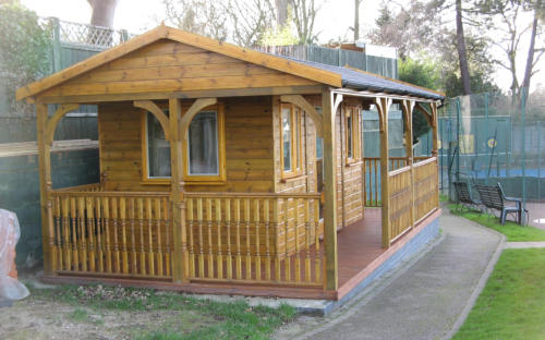 Timber Pavilion with veranda